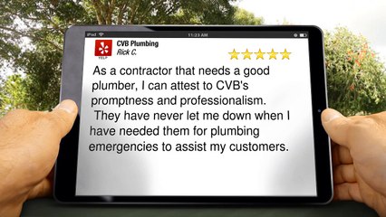 CVB Plumbing Poway Excellent 5 Star Review by Rick C.
