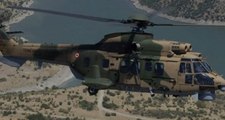 Şırnak'ın Şenoba bölgesinde askeri helikopter düştü