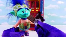 DreamWorks Trolls PJ Masks Baby Dolls Visit the Vending Machine for Candy 6 Toy Surprises