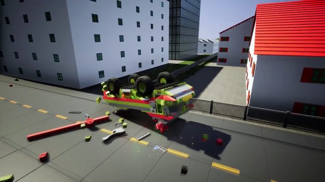 Building Cars Falls Crashes #36 Brick Rigs