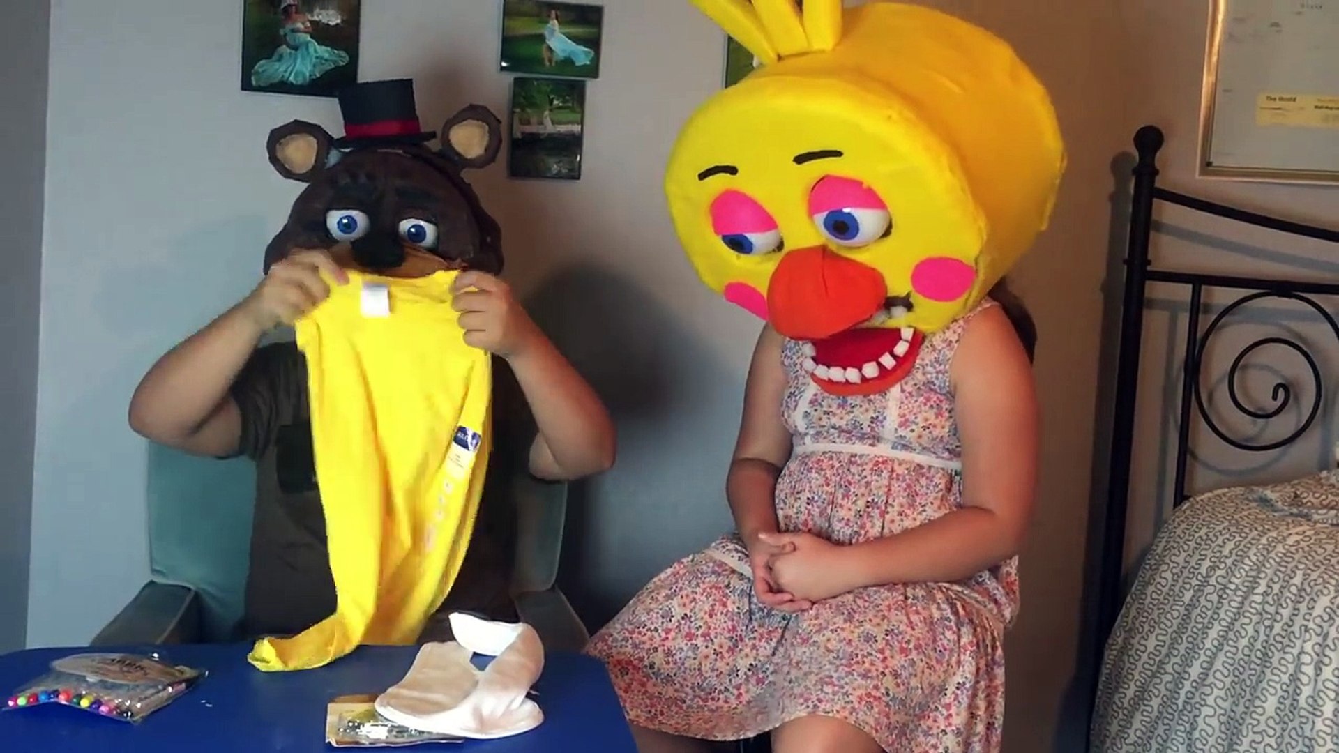 Five Nights At Freddys How To Make Toy Chica Mask Diy Tutorial