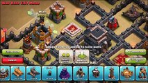 Clash of clans - Town hall 9 (th9) war base with 2 air sweepers[Anti 3star] New Update   s