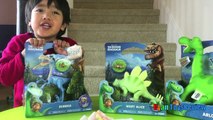 GIANT EGG SURPRISE OPENING The Good Dinosaur Disney Toys World Biggest Surprise Egg