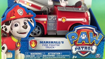 Paw Patrol Toy Marshalls Fire Fightin Truck Toy Review from Spinmaster