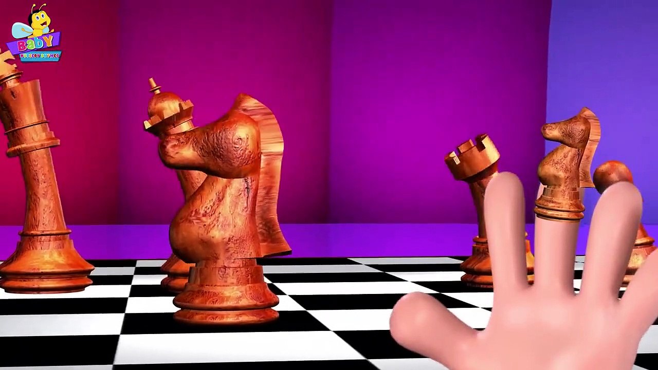 Finger Family Chess Family _ Finger Family Songs _ Funny F
