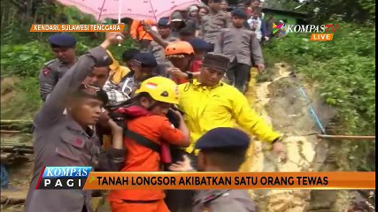 Tanah Longsor di Kendari, 1 Orang Tewas