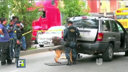 Un hombre chocó, se cortó el cuello y escribió un misterioso mensaje con su sangre