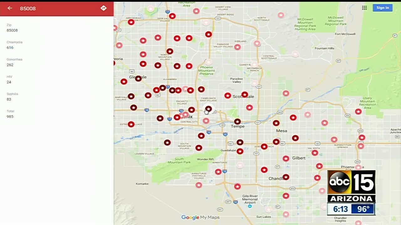 How many STDs are in your zip code?