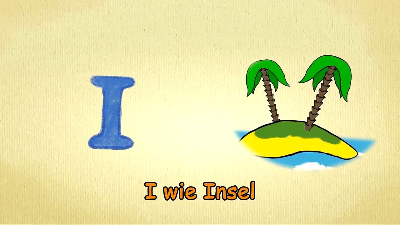 Buchstaben lernen deutsch - das I-LIED - ABC song für Kleinkinder