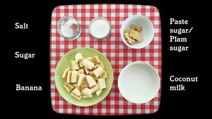 Banana in coconut milk- Thai dessert - YouTube