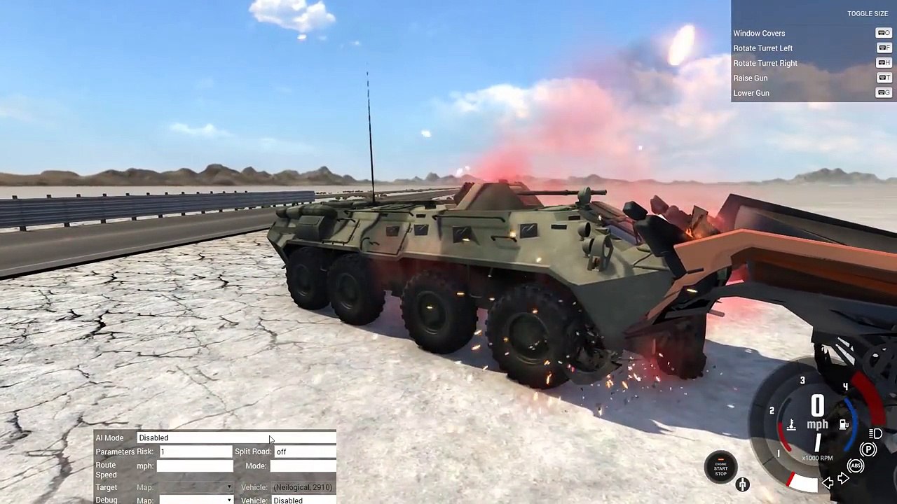 BeamNG Drive - BEAST HOPPER VS BTR!
