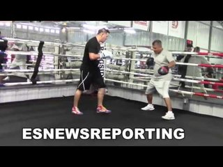 Rios SPARRING PARTNER OFFERED to sparr Bradley - Robert Says NO!! I'M NO CHEAT!!!