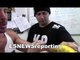 brandon krause wrapping seckbach hands ready for boxing lesson EsNews Boxing