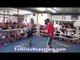 Miguel Vazquez WANTS 135lbs IBF TITLE BACK!!! Watch him WORK on his ACCURACY - EsNews