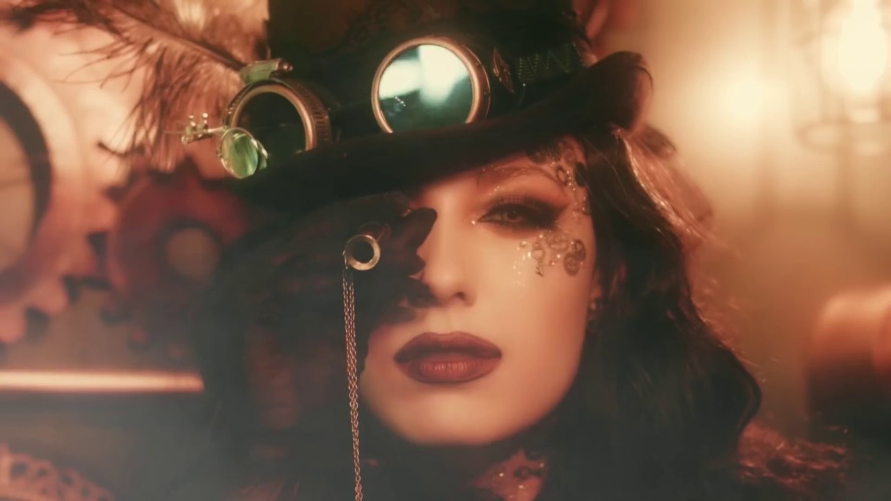 Steampunk Vampire Halloween Makeup Tutorial