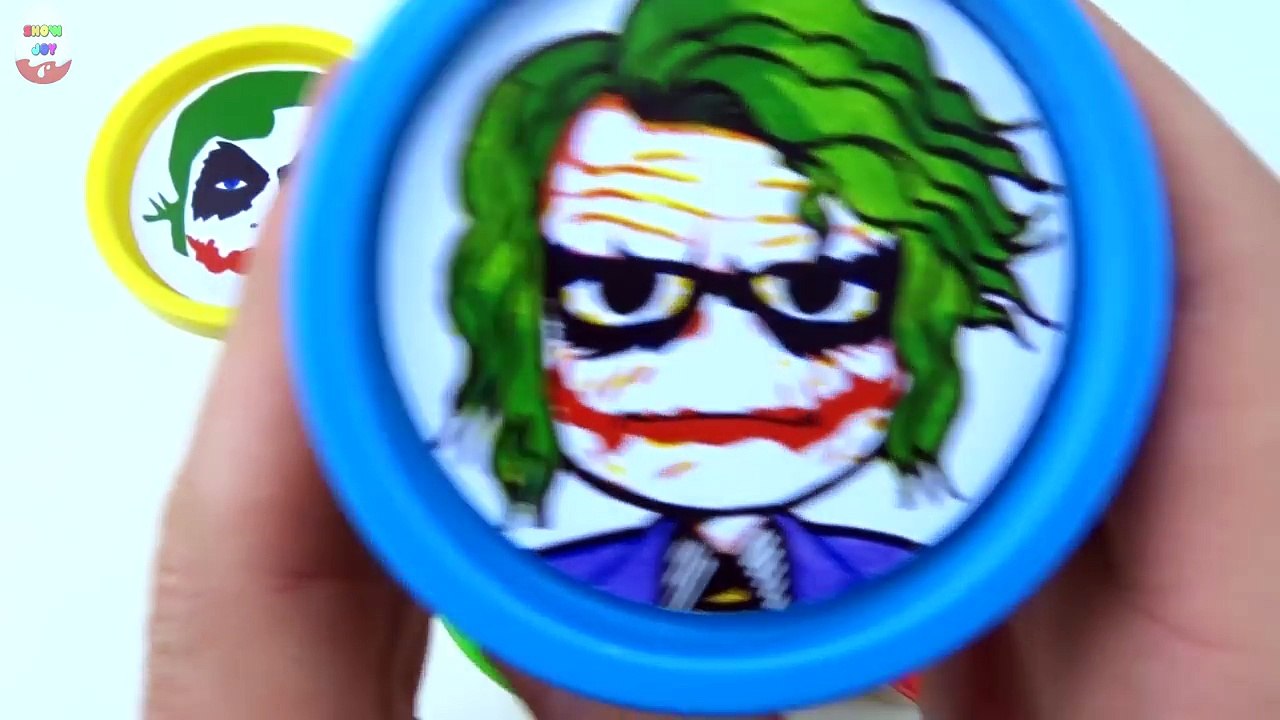 Learn Colors Kids Play-Doh Superhero Cups Finger Family Nursey Rhymes Song Spiderman Hulk