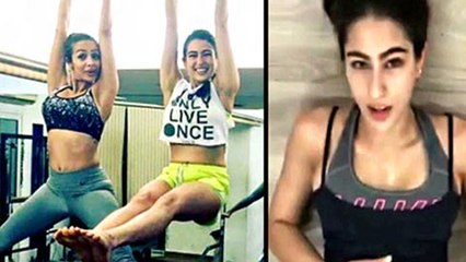Sara Ali Khan H0T Workout Video | Fitness Video