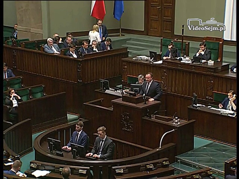 Poseł Paweł Grabowski - Wystąpienie z dnia 24 maja 2017 roku.