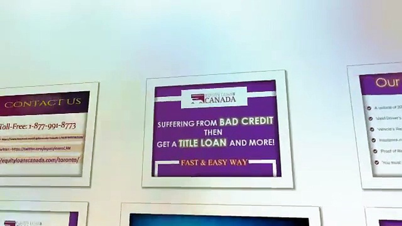 Get Bad Credit Car Loans in Toronto