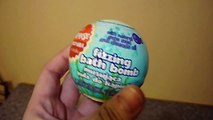 Surprise Fizzing Bath Ball Unpacking Kinder Egg Ocean Friends #2 Toy new Huevo Sorpresa