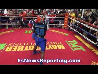 FLOYD MAYWEATHER COMPILATON VIDEO: SHOWS OFF OFFENSIVE ACCURACY