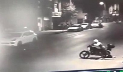 Sahur Vaktinde Motosiklet Hırsızlığı Güvenlik Kamerasında!
