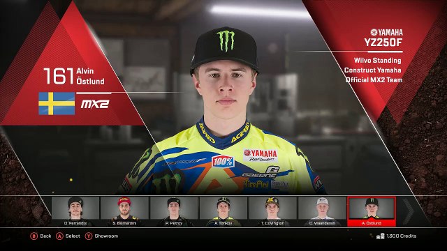 MXGP 3:The Official Motocross Video Game|MX2|Alvin Ostlund|Yamaha YZ250F|PC/PS4/Xbox 2017