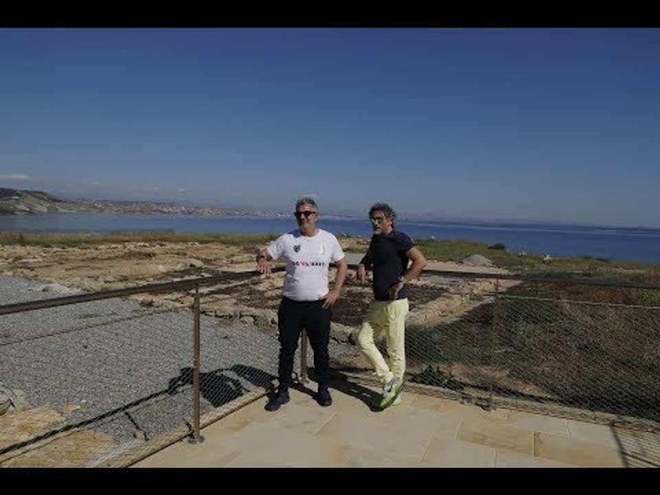 Detto… fatto! Gianni Vrenna e Raffaele Marino a piedi a Capocolonna