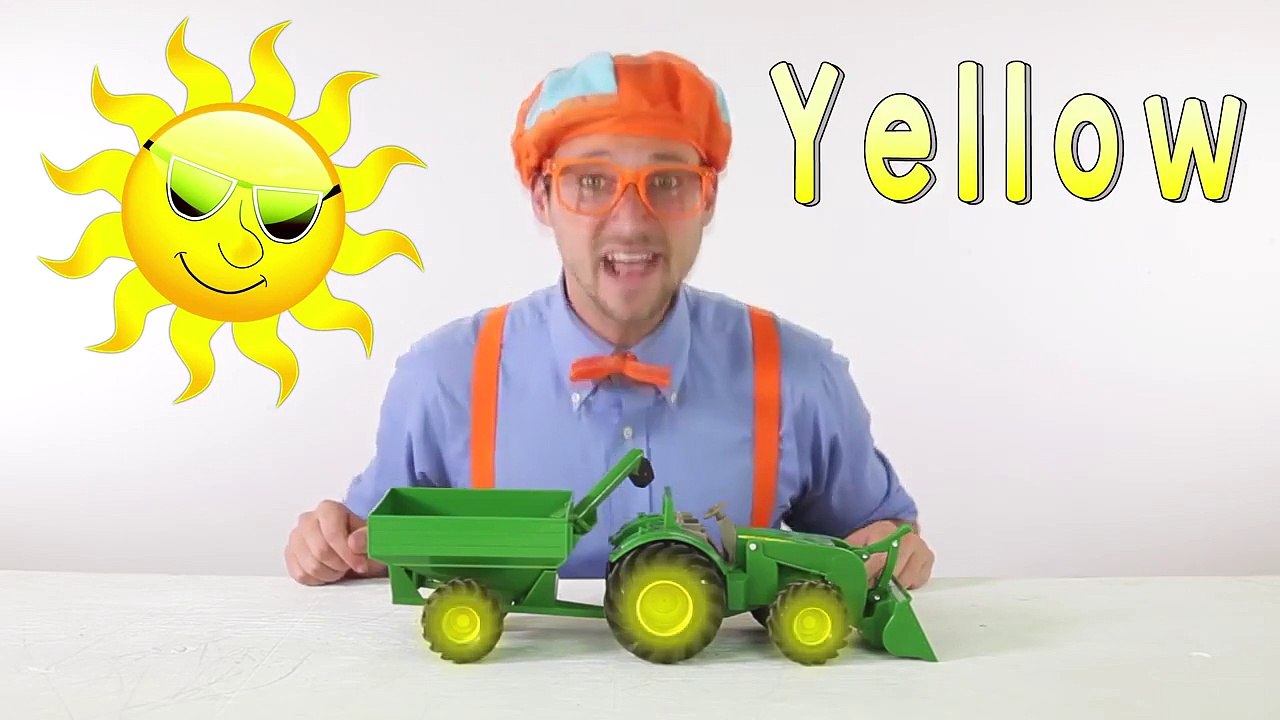 Tractors for Children _ Blippi Toys Video Dailymotion