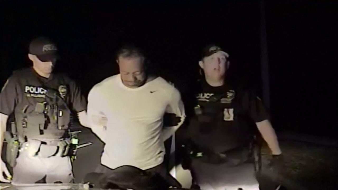 L’arrestation de Tiger Woods par la police