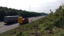 Travaux sur la E411 - Chaos près de Namur 1