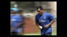 RARE Video - MS Dhoni is bowling to Virat Kohli