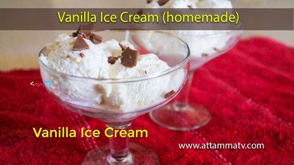 vanilla Ice cream Home made