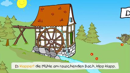 Es klappert die Mühle am rauschenden Bach  - Kinderlied