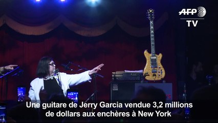 USA: une guitare de Jerry Garcia vendue 3,2 millions