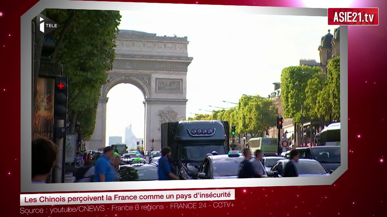 Les Chinois perçoivent la France comme un pays d'insécurité
