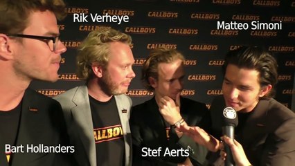 "Een theatergordijn dat wat openhangt": zo omschrijven de 'Callboys' hun eigen kontje
