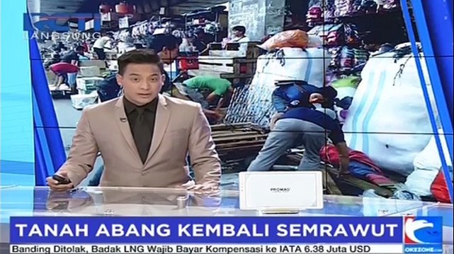 PKL Tanah Abang Kembali Berdagang di Trotoar, Lalu Lintas Macet