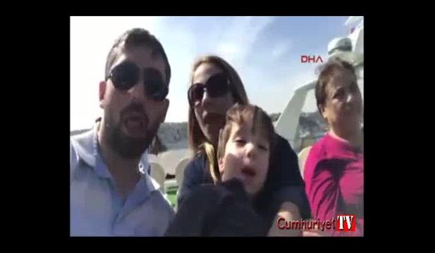 Şehit Yüzbaşı'nın ailesiyle birlikte Boğaz turunda çekilmiş görüntüleri ortaya çıktı