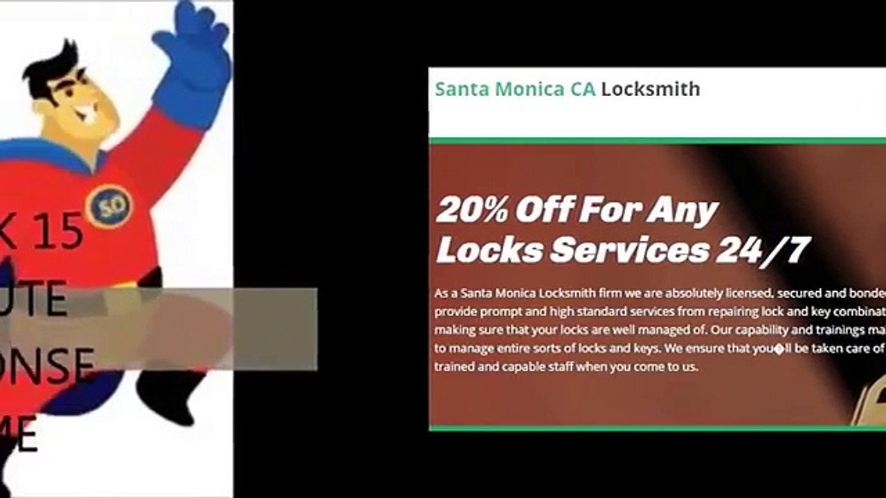 Santa Monica CA Locksmith