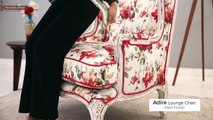 Lounge Chairs - Buy Adire Lounge Chair Online with Printed Red Flower