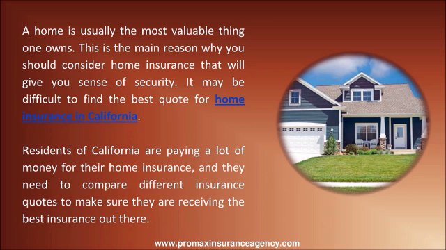 Homeowner’s Insurance in California