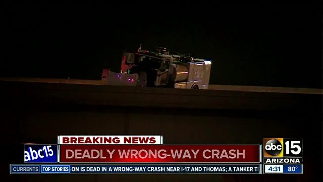Deadly crash involving wrong-way driver shuts down I-10/I-17 transition