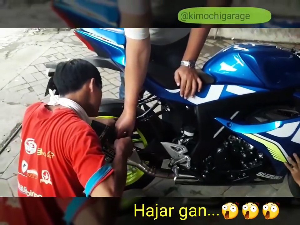 Suzuki Gsx R-150 - Yoshimura dual sound mirip ninja 250