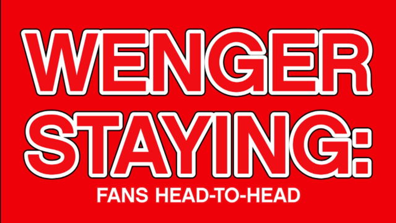 Arsenal fans clash over Wenger deal