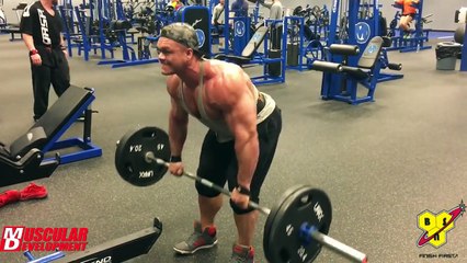 Dallas McCarver's Heavy Back Training & Breaked Deadlift PR of 845lbs