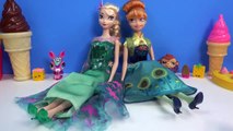 Queen Elsa Princess Anna Playdoh DohVinci DIY Disney Frozen Sticker Box Toy Play D