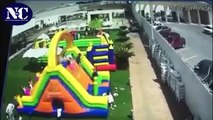 Miren por que no se puede llevar niño a parque inflables