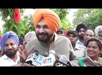 Navjot singh Sidhu in an interaction with media