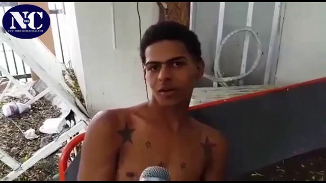 Como habla este angelito asaltante de bancas de loterías Loteka en El Cibao